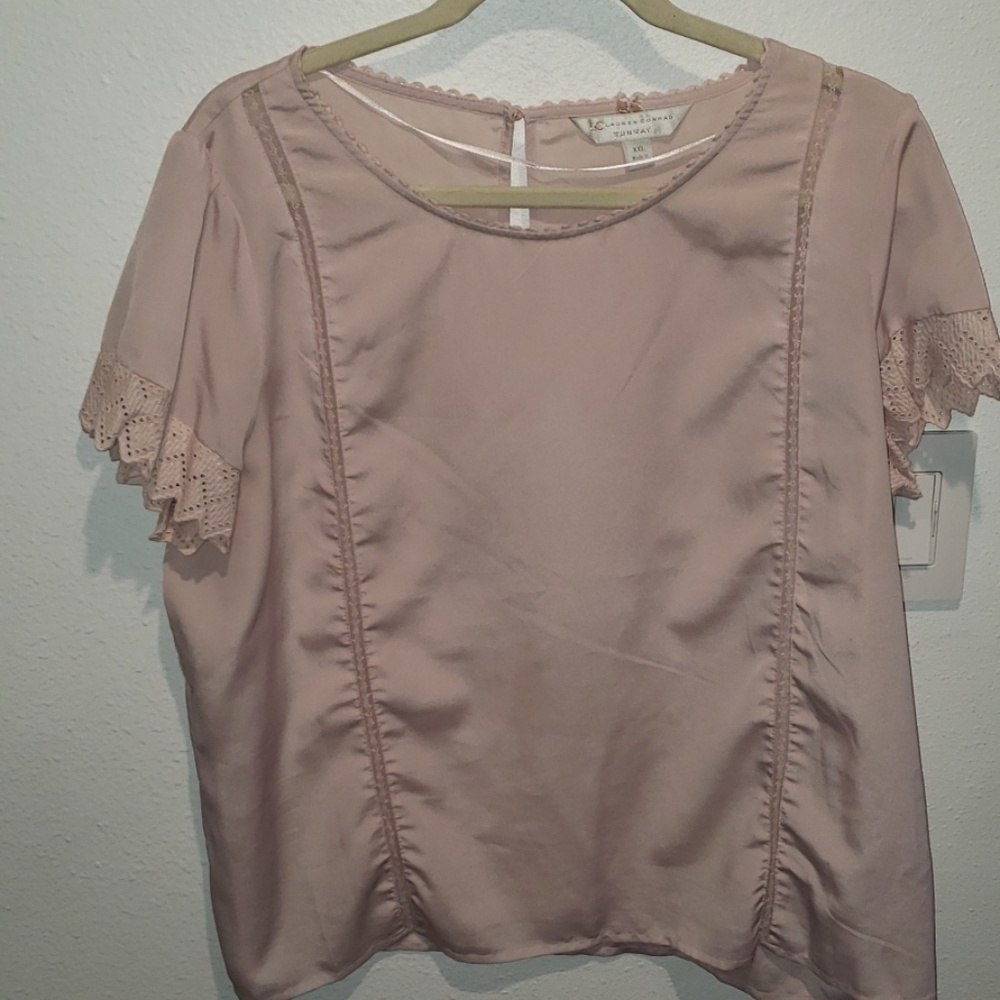 LC Lauren Conrad Pink Blouse
